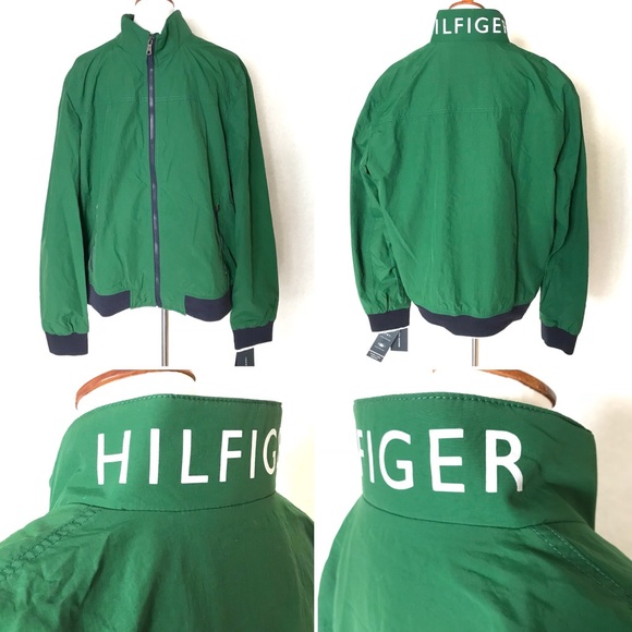 Tommy Hilfiger Other - Tommy Hilfiger Mens Jacket Stand Collar Spellout